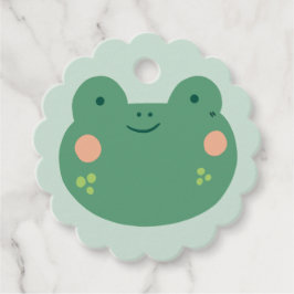 Cute Frog Gift Favor Tags Bedankjes Labels