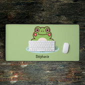 Cute Frog Green Bureaumat