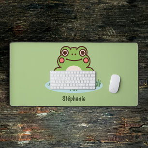 Cute Frog Green Bureaumat