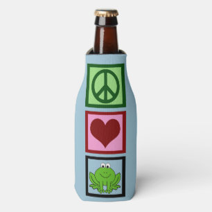 Cute Frog Green Flesjeskoeler