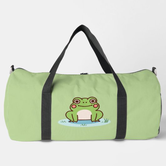 Cute Frog Green Plunjezak (Voorkant)