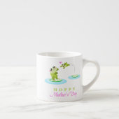 Cute Frog Hoppy Happy Moederdag Espresso Kop (Rechts)