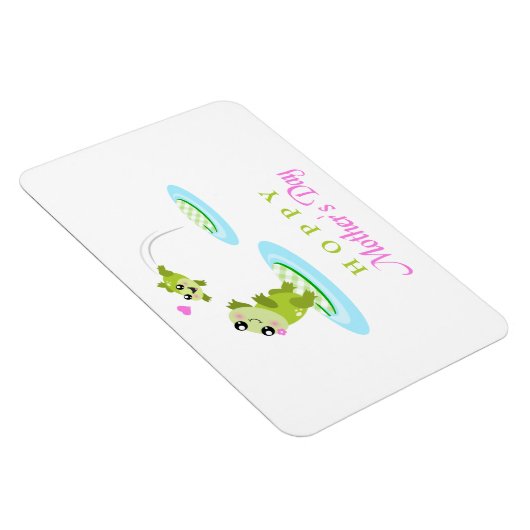 Cute Frog Hoppy Happy Moederdag Magneet (Rechterzijde)