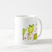 Cute frog-illustratie koffiemok (Voorkant rechts)