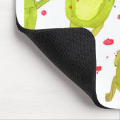 Cute frog-illustratie muismat (Hoek)