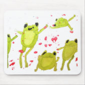 Cute frog-illustratie muismat (Voorkant)