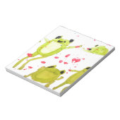 Cute frog-illustratie notitieblok (Linkerzijde)