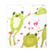 Cute frog-illustratie notitieblok (Voorkant)