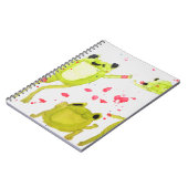 Cute frog-illustratie notitieboek (Linkerzijde)