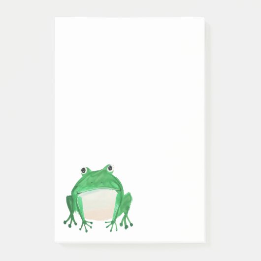 Cute frog-illustratie post-it® notes (Voorkant)