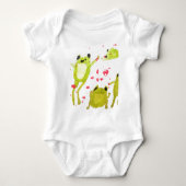 Cute frog-illustratie romper (Voorkant)