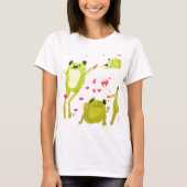 Cute frog-illustratie t-shirt (Voorkant)