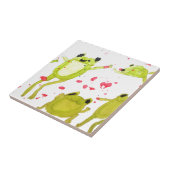 Cute frog-illustratie tegeltje (Zijkant)