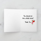 Cute Frog in een Dress Good Teacher Appreciation Bedankkaart (Binnen)