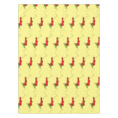 Cute frog in een rode sock springende cartoon tafelkleed (Voorkant)