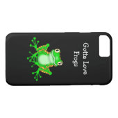 Cute Frog iPhone 7 Hoesje (Achterkant (Horizontaal))
