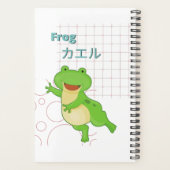 Cute Frog-Kawaii collectie Planner (Achterkant)