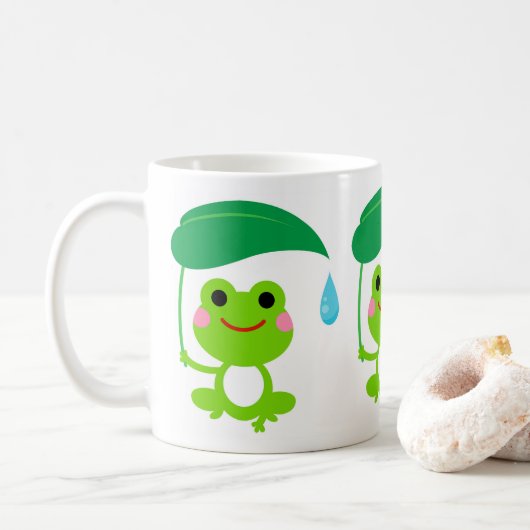 Cute Frog Koffiemok (Met donut)
