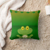 Cute Frog Kussen (Deken)