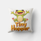 Cute Frog Kussen (Achterkant)