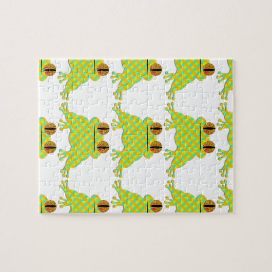 Cute Frog Legpuzzel (Horizontaal)