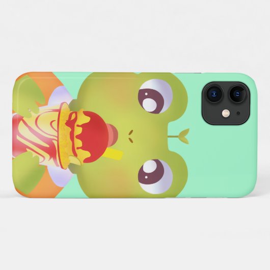 Cute Frog Mangoneadas Case-Mate iPhone Case (Achterkant (horizontaal))