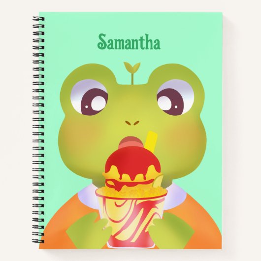 Cute Frog Mangoneadas Notitieboek (Voorkant)