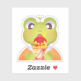 Cute Frog Mangoneadas Sticker