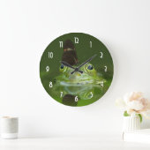 Cute frog met een Butterfly aan zijn neus Grote Klok (Huis)