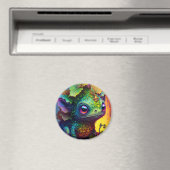 Cute Frog Monster Fantasy Art Magnet (Insitu (Vaatwasser))
