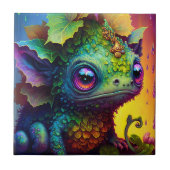 Cute Frog Monster Fantasy Art Tegeltje (Voorkant)