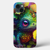 Cute Frog Monster Fantasy Hoesje-Mate iPhone Case (Achterkant)