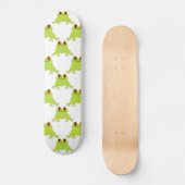 Cute Frog - Naadloos patroon Skateboard (Voorkant)