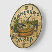 Cute Frog Onsen Grote Klok (Hoek)