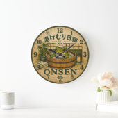 Cute Frog Onsen Grote Klok (Huis)