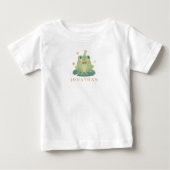 Cute Frog paddenstoel name Baby Bodysuit (Voorkant)