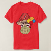 Cute Frog-paddenstoel T-shirt (Design voorkant)