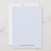 Cute Frog Party nodigt uit Kaart (Achterkant)