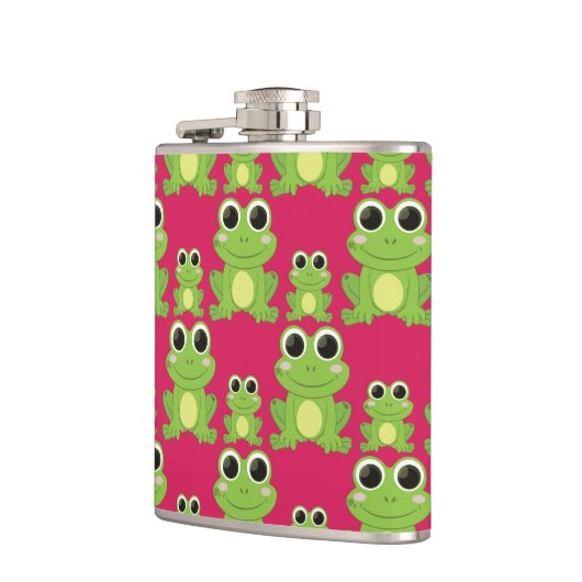 Cute frog-patroon heupfles (Links)