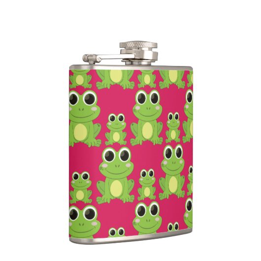 Cute frog-patroon heupfles (Rechts)