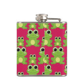 Cute frog-patroon heupfles (Achterkant)