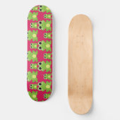 Cute frog-patroon skateboard (Voorkant)