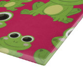 Cute frog-patroon snijplank (Hoek)