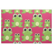 Cute frog-patroon stof (Fat Quarter)