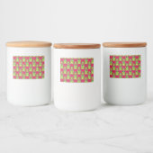 Cute frog-patroon voedselcontainer etiket (Flessen)