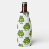 Cute Frog Pattern Flesjeskoeler (Fles Voorkant)