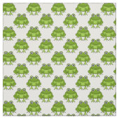Cute Frog Pattern Stof (Swatch)