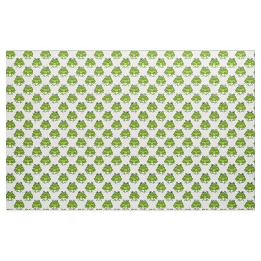 Cute Frog Pattern Stof (Fat Quarter)