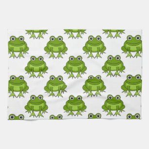 Cute Frog Pattern Theedoek