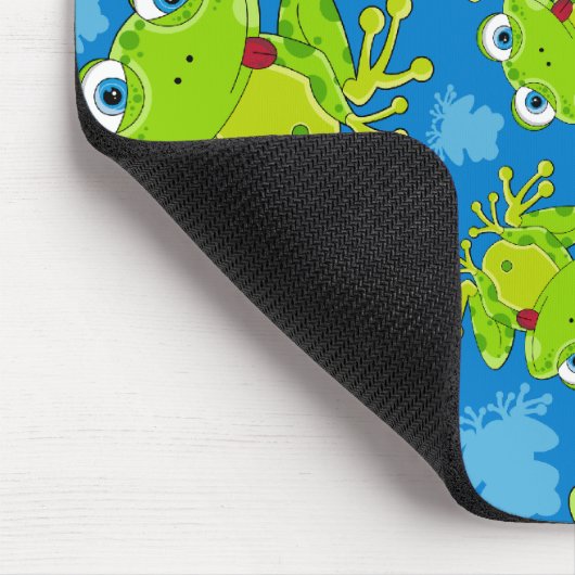 Cute Frog Patterned Mousepad Muismat (Hoek)